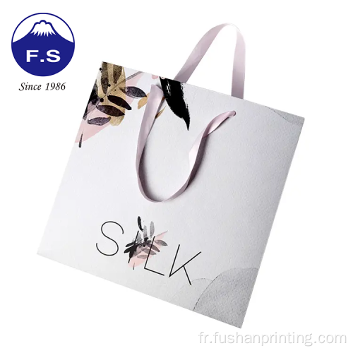 Impression personnalisée Recyclable Paper Handle Gift Gift Sac